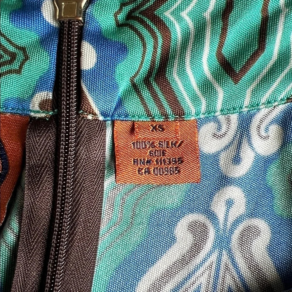 Tory Burch Vibrant Silk Mini Dress